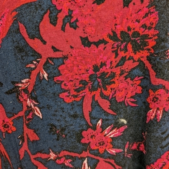 Asos Curve women's 3/4 sleeve stretch knit open cardigan floral print sz 24 bb10 - Picture 8 of 10